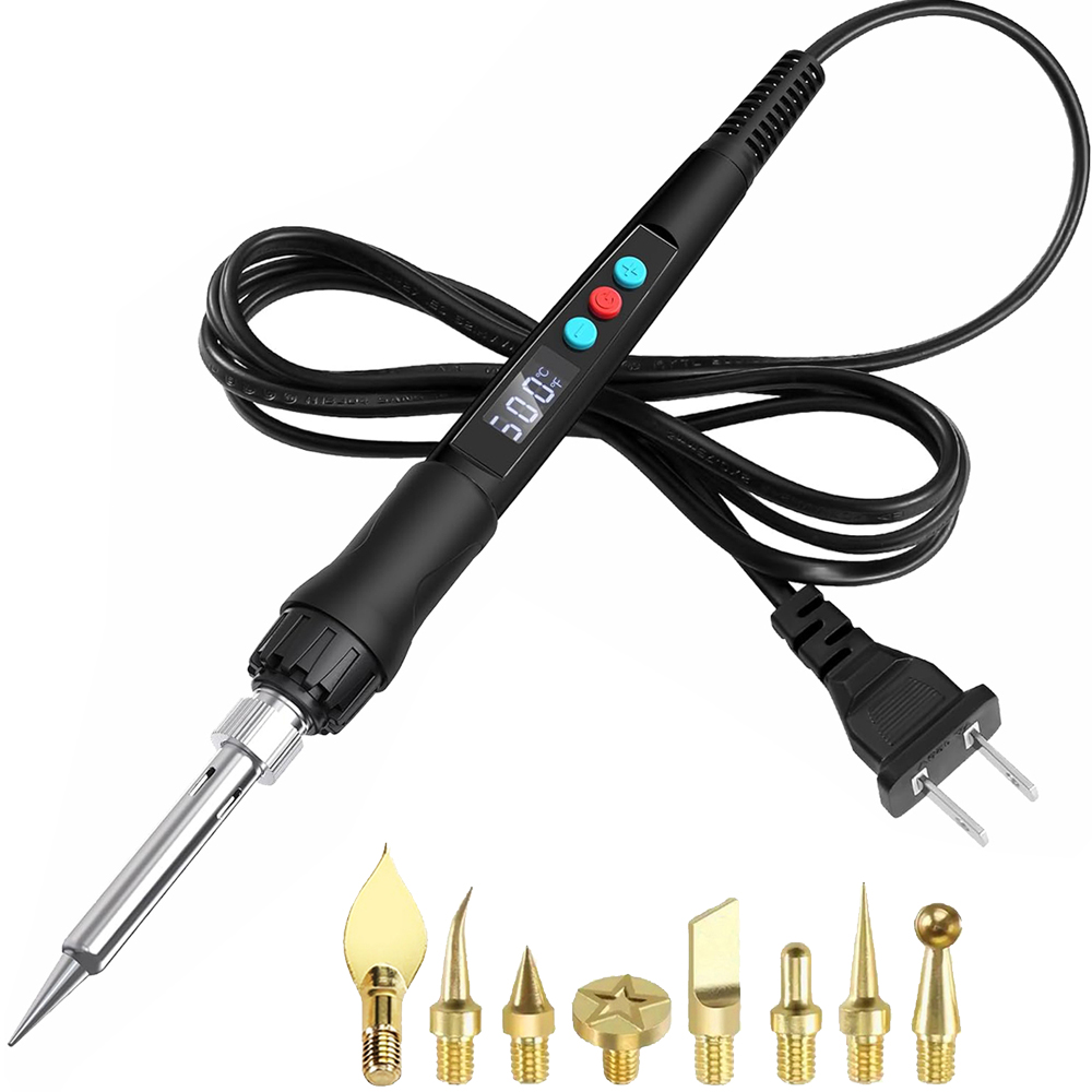 Electronics Repair Kit With Soldering Iron - Porca de inserção de calor, ponta
