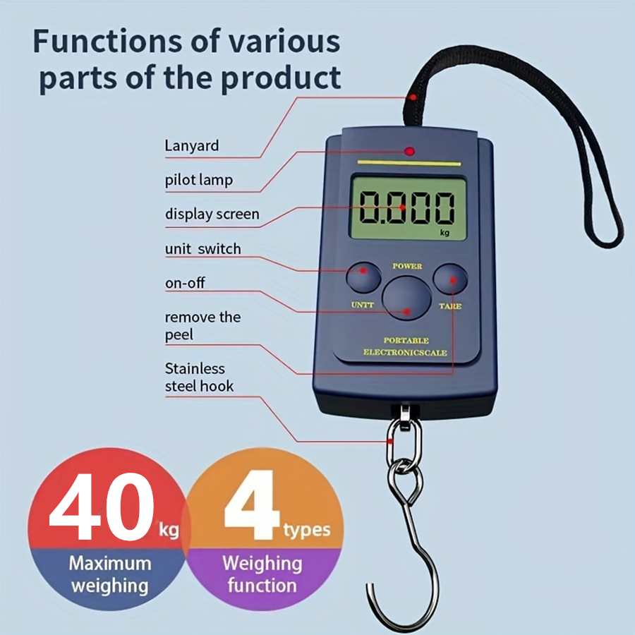 Electronics Repair And Maintenance - 40kg multifuncional mini eletrônico digital portátil