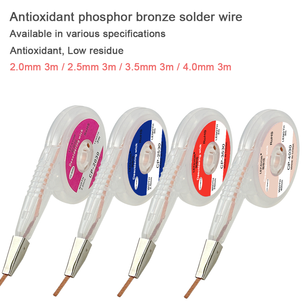 Solder Wick Braid - Forte trança de desoldagem 1.5/2.0/2.5/3.0/3.5/4mm de