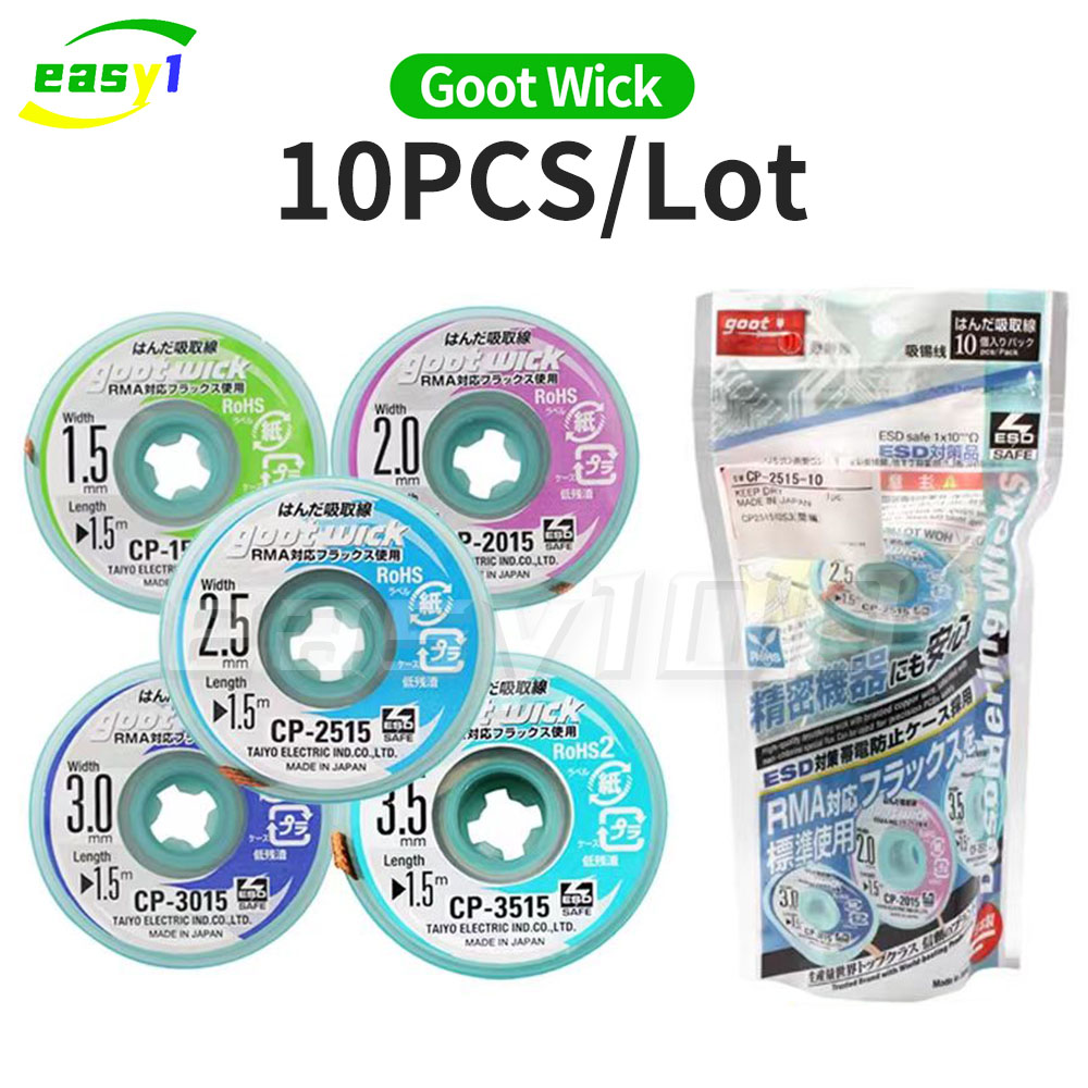 Solder Wick Braid - Pavio de solda goot original, fio