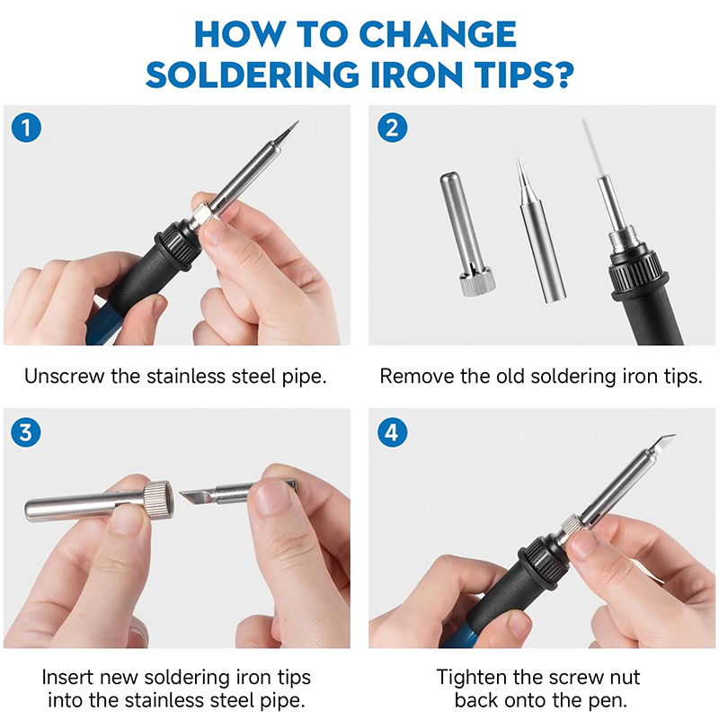 Kit de Ferro de Solda Elétrico - Electronics Repair Kit With Soldering Iron avaliação e preço