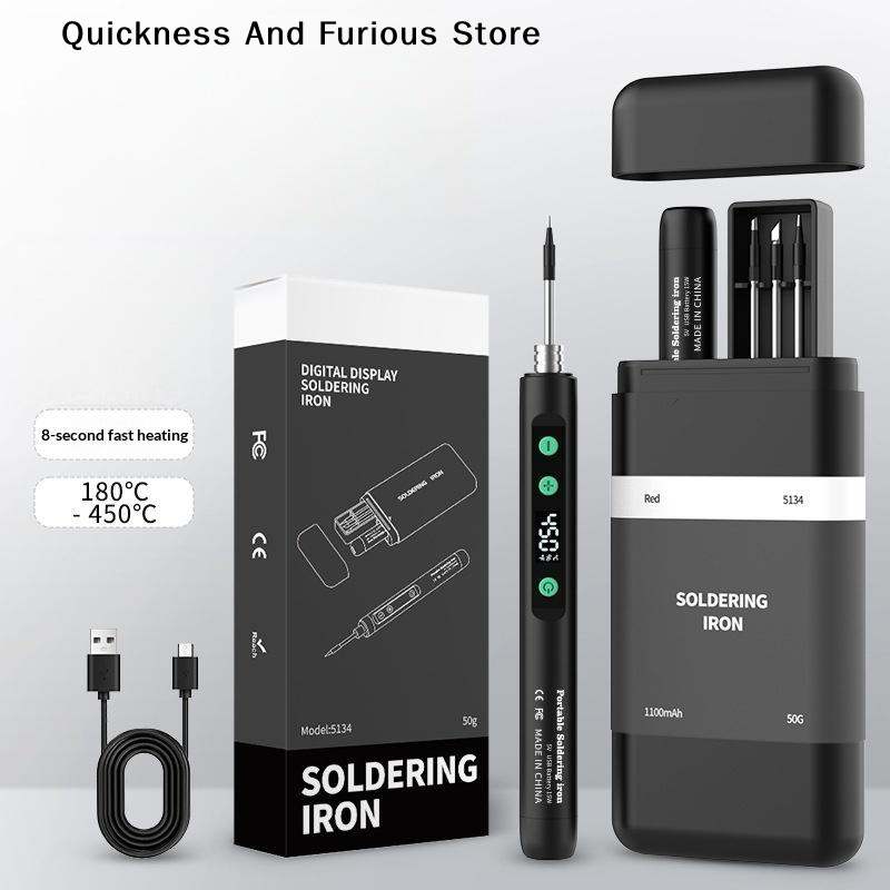 Ferro de Solda Sem Fio com Con - Electronics Repair Kit With Soldering Iron avaliação e preço