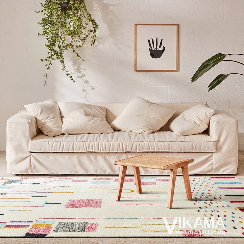 Vikama sala de estar tapete pe - Electronics Repair Desk avaliação e preço
