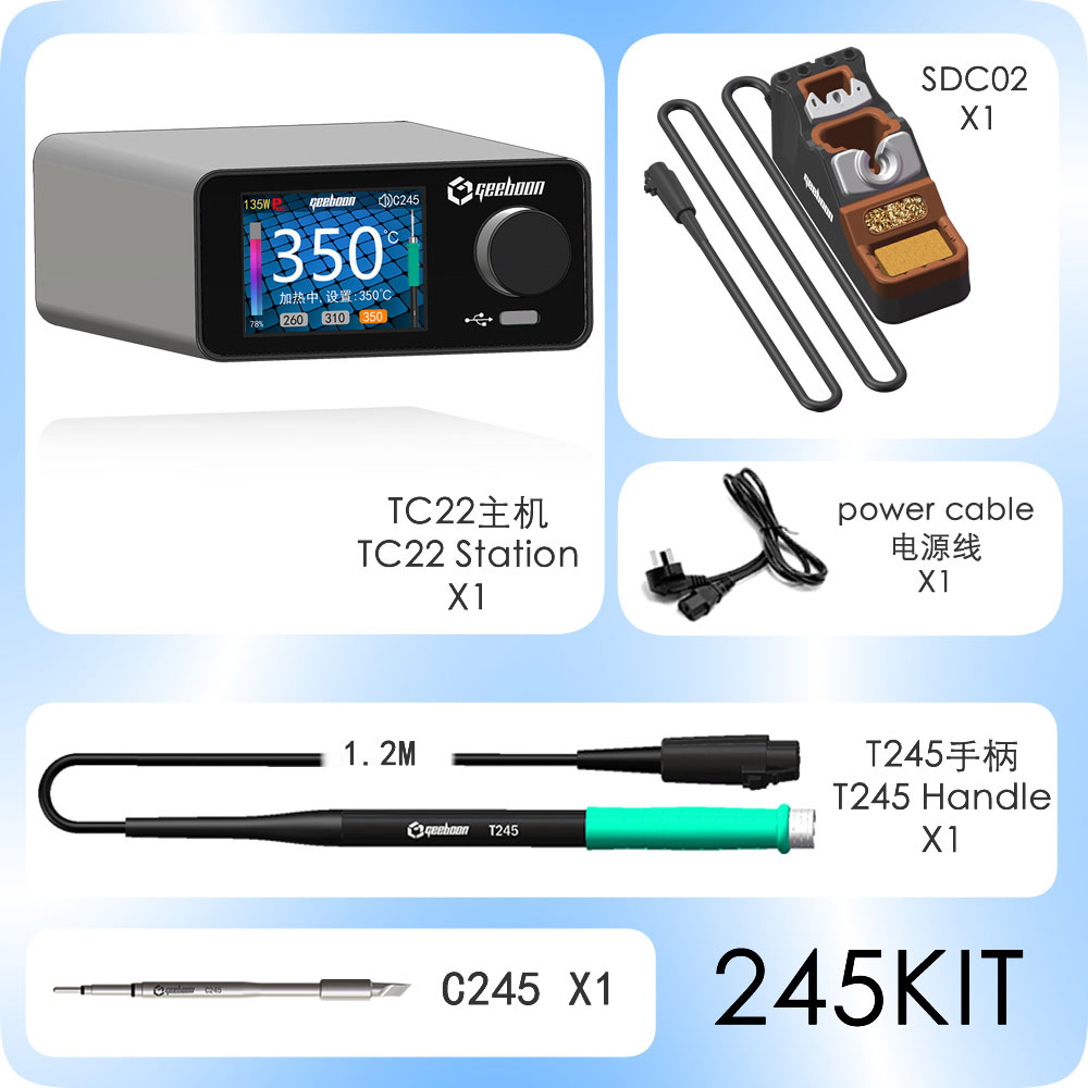 Kit de estação de solda GEEBOO - Electronics Repair Kit With Soldering Iron avaliação e preço