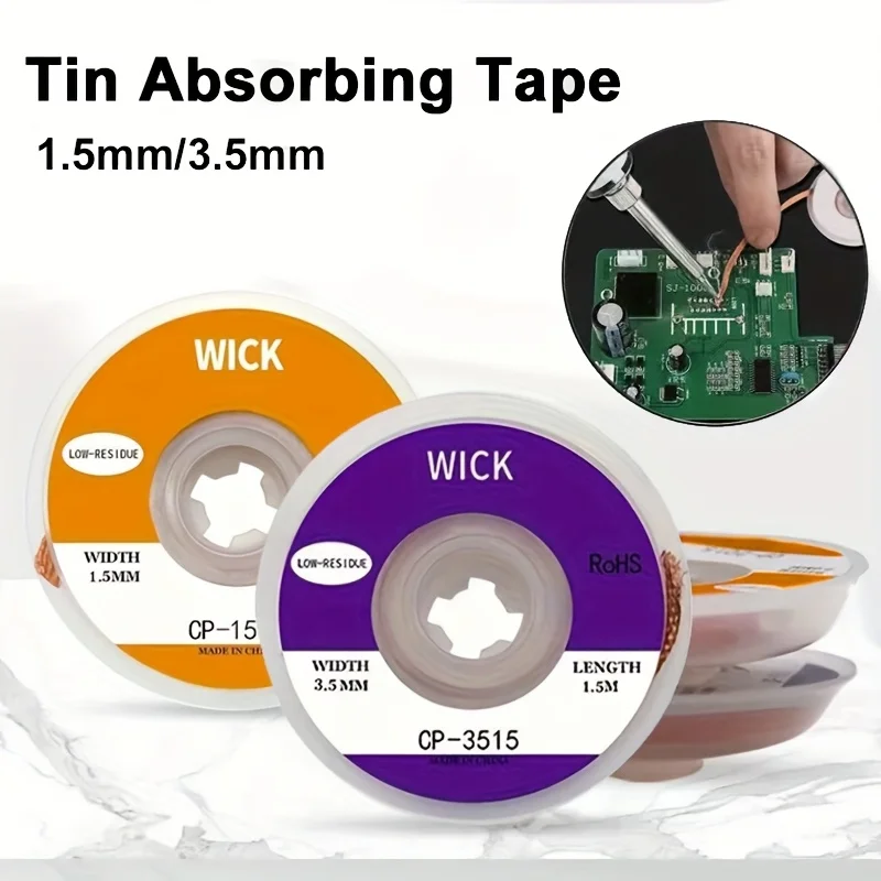 1.5m desoldering trança fita d - Solder Wick Braid avaliação e preço